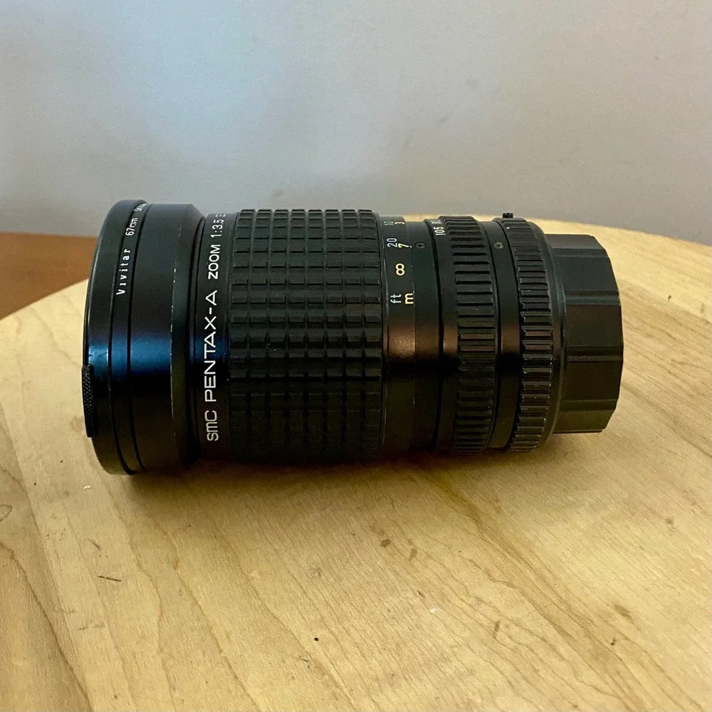 SMC PENTAX-A 35-105mm f/3.5 MACRO Zoom MF Lens PK Mount Vintage Open Box